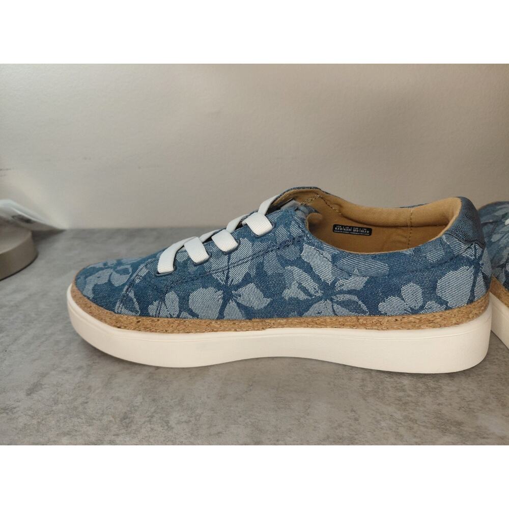 Revitalign Hermosa Orthotic Gore-Lace Slip-On Sneakers Denim Floral Size 8.5 NWT - Picture 7 of 11